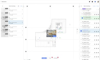 The redesigned plan list: multiple surveys compared side by side with previews